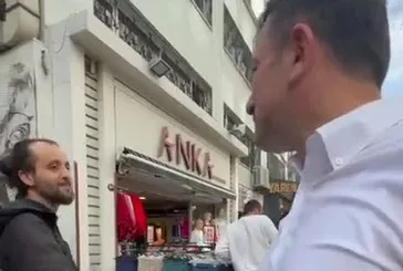 Cumhur İttifakı'nın İzmir Büyükşehir Belediye Başkan adayı Hamza Dağ ile tokalaşan gencin sözleri dikkat çekti! "TKP'liyim size oy vereceğim"