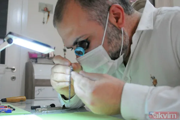 İnternetten görüp başladı! 7 yıldır kurşun kalem ucuna figürler işliyor! 200'ün üzerinde çalışması var - 3