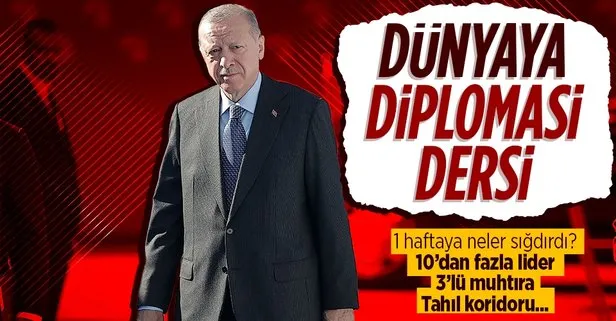 Diplomasinin merkezi Türkiye!