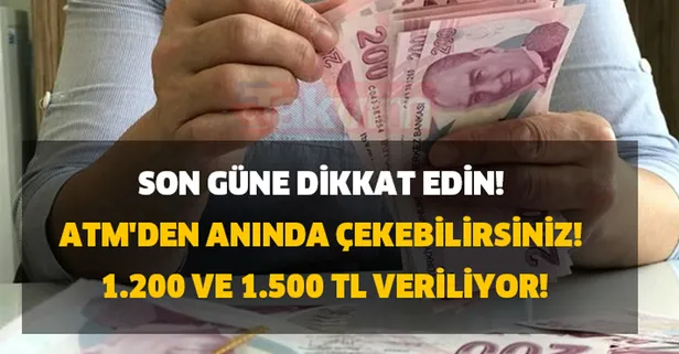 SGK-SSK ve Bağkur'lu emekliye 1.200 ve 1.500 TL veriliyor! Son güne dikkat edin! ATM'den anında çekebilirsiniz!