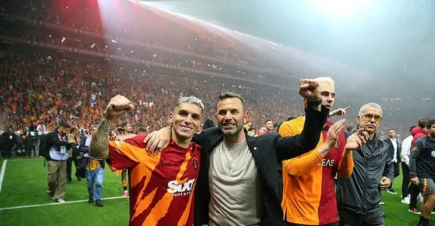 Şampiyon Galatasaray'ın şampiyon hocası Okan Buruk: Jesus’un sözleri komik