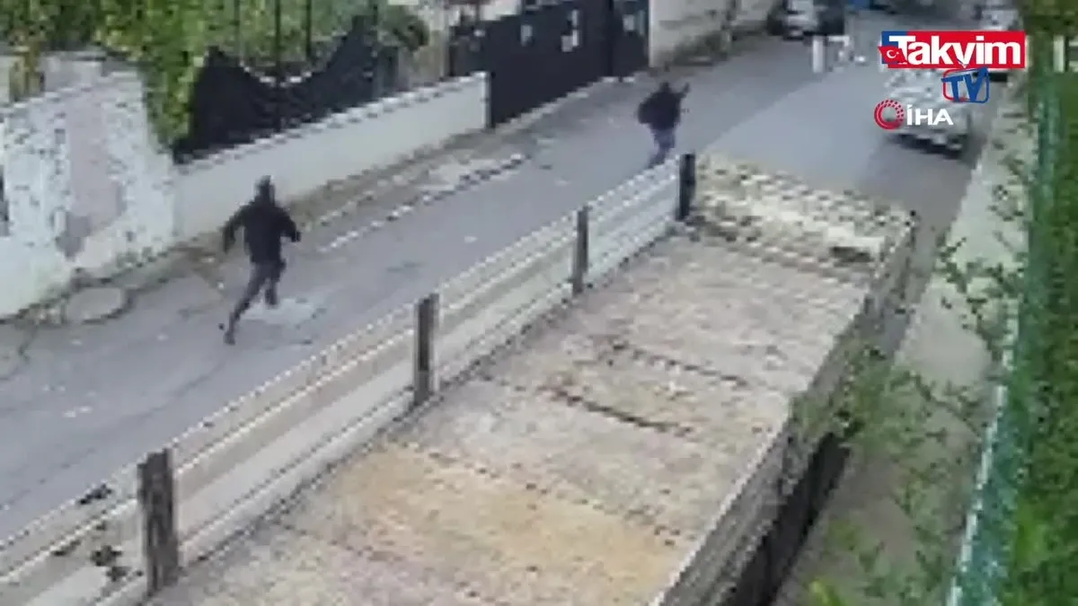Polisten kaçma anları kameralarda