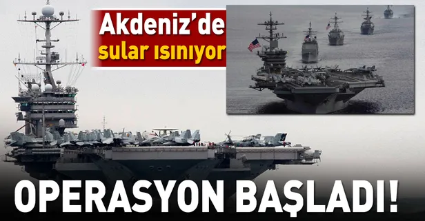 ABD'den Akdeniz'de kritik hamle! Operasyon başladı