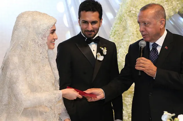 Başkan Erdoğan nikah şahidi oldu