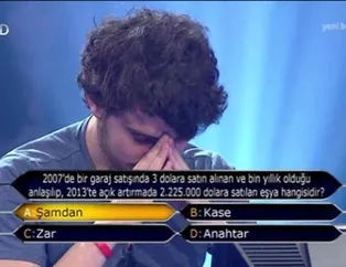 Kim Milyoner Olmak İster'de bu soru 60 bin TL'den etti