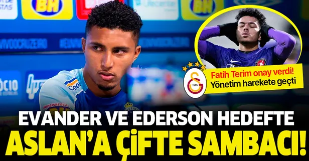 Galatasaray iki genç Brezilyalı Evander ve Ederson’un peşinde