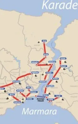 İstanbul'a 145 kilometrelik tünel