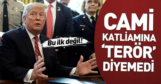 Cami katliamına 'terör' diyemedi