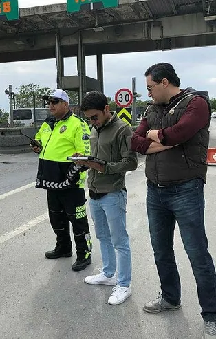 İstanbul trafiğinde drone ile denetim