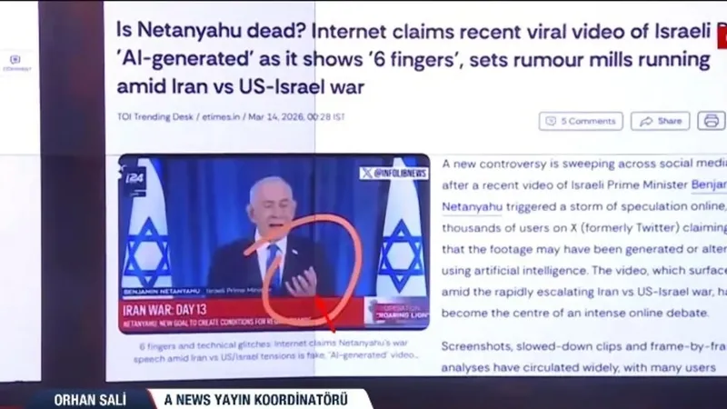 Netanyahu’nun 6 parmaklı görüntüleri tartışma yarattı-4