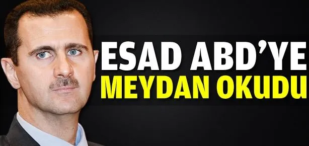Esad meydan okudu