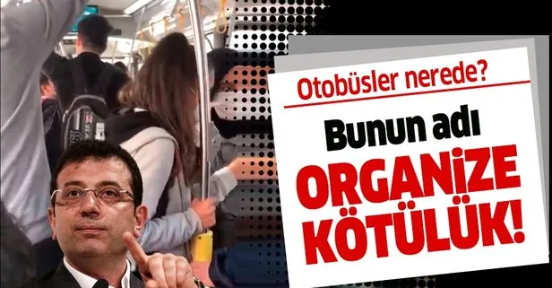 Bunun adı organize kötülük! İstanbul’da İETT otobüsünde tıka basa yolculuk...