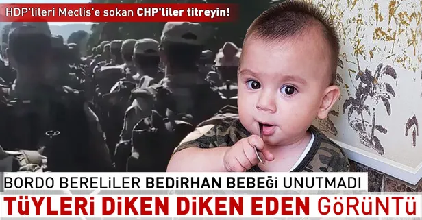 Bordo Bereliler Bedirhan bebeği unutmadı!