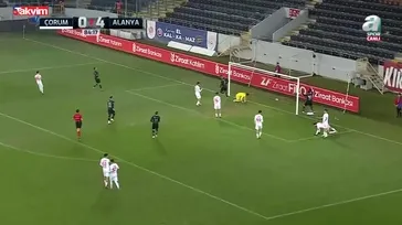 GOL: Çorum FK 0 - 5 Alanyaspor | Steve Mounie