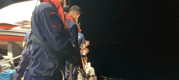 Yunanistan unsurlarınca geri itilen 9 göçmen kurtarıldı