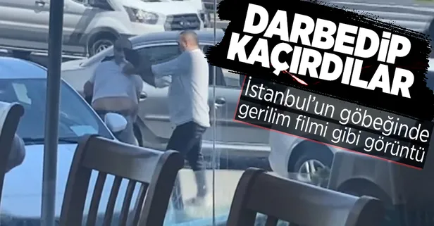 E5'te herkesin gözü önünde 9 bin lira borcu için darbedilip kaçırıldı