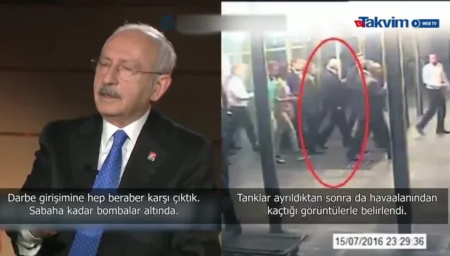 Darbe girişimi sırasında kahve yudumlayan Kılıçdaroğlu'ndan "sabaha kadar direndik" yalanı!