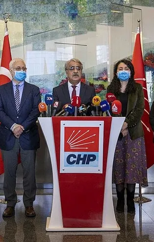 Parti merkezinde HDP heyetini ağırlayan Kılıçdaroğlu "ortak açıklamada" ortadan sıvıştı!