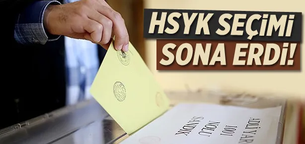 HSYK seçimi sona erdi