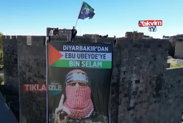 Sura asılan ‘Ebu Ubeyde’ posteri indirildi