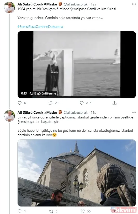 İBB'nin Kuşkonmaz Camii'ndeki skandal çalışmasına tepki yağdı: #ŞemsiPaşaCamiineDokunma - 5