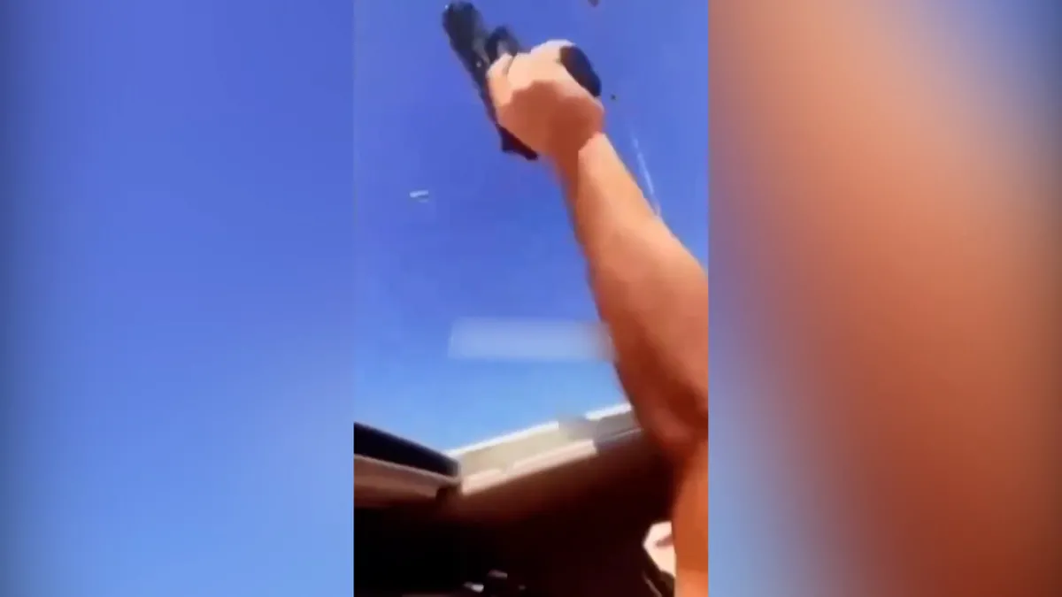 Bursa'da maganda dehşeti kamerada!