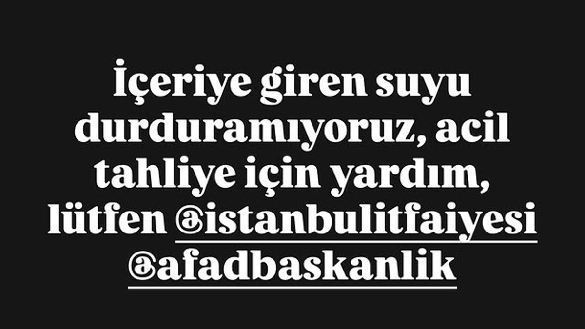 Maslak-Ayazağa sular altında! Stüdyoda mahsur kalan Murat Boz ve Demet Özdemir'den yardım çığlığı-3
