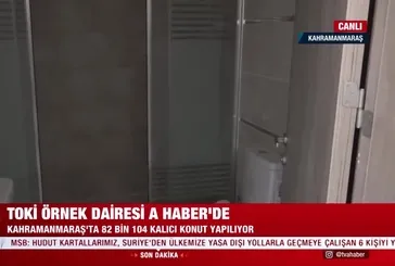 TOKİ örnek dairesi A Haber'de!