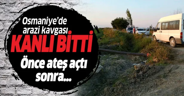 Osmaniye'de arazi kavgası kanlı bitti: 1 ölü, 3 yaralı