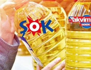 ŞOK marketlerde Ayçiçek yağları indirime girdi!