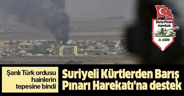 Suriyeli Kürtlerden Barış Pınarı Harekatı’na destek