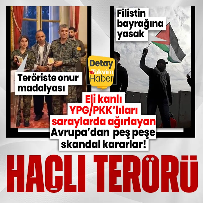 PKK/YPG hamiliği yapan Avrupadan skandal Hamas kararı! Terör örgütü ilan ettiler Filistin bayrakları yasaklanıyor