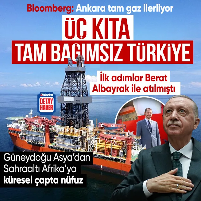 Bloomberg Türkiye tam gaz ilerliyor dedi! Enerjide tam bağımsızlık hamleleri gündem oldu