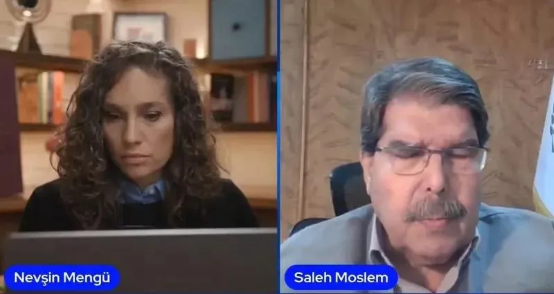 PKK/PYD elebaşı Salih Müslim'i yayına bağlayarak skandala imza atan Nevşin Mengü gözaltına alındı (Takvim.com.tr)