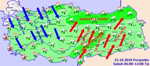 Son dakika: Meteoroloji'den kar uyarısı! İstanbul'da kar ne zaman yağacak? 25 Ekim 2018 Perşembe hava durumu-5