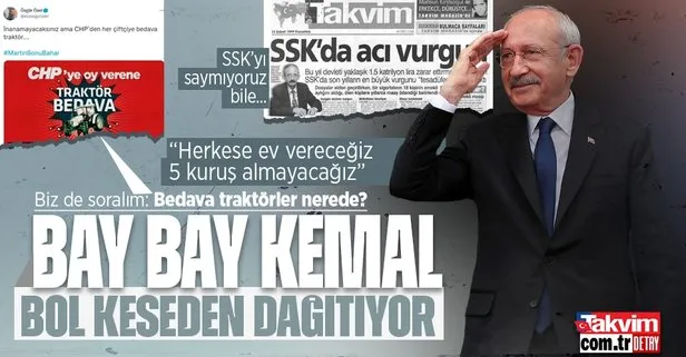 Kemal Kılıçdaroğlu’nun ’depremzedelere konut’ vaadi Özgür Özel’in traktör vaadini hatırlattı: Çarpıcı olsun diye yazdık