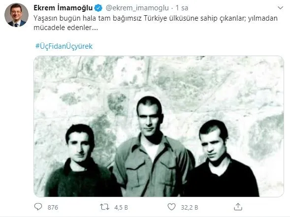 Ekrem İmamoğlu şovda bugün! "Üç fidan" dedi sosyal medyadan tepki yağdı-1