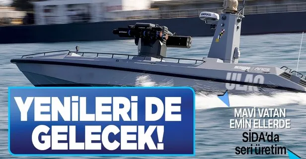 Mavi Vatan’da yeni dönem: Silahlı İnsansız Deniz Aracı ’SİDA’lar seri üretime geçiyor