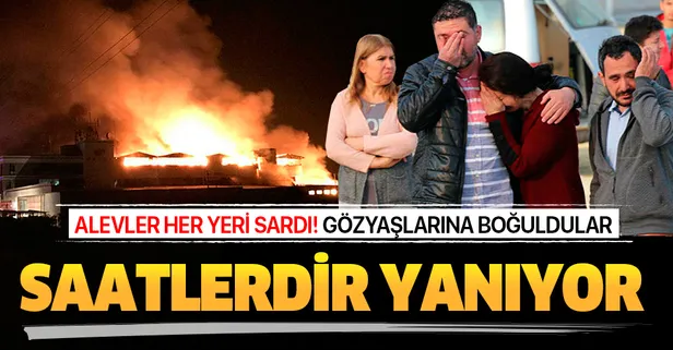 Denizli’de tekstil fabrikasında yangın