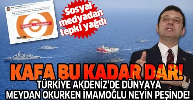 Türkiye’nin gündemi Yunanistan, CHP’li Ekrem İmamoğlu’nun gündemi Kanal İstanbul! Sosyal medyadan tepki yağdı