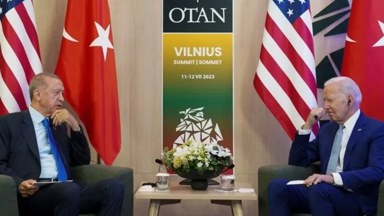 SON DAKİKA | Dünyanın gözü Litvanya'da! Başkan Erdoğan-Biden görüşmesi başladı!