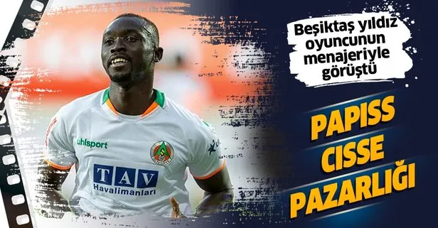 Papiss Cisse pazarlığı! Beşiktaş Senegalli futbolcunun menajeriyle 2. kez görüştü....