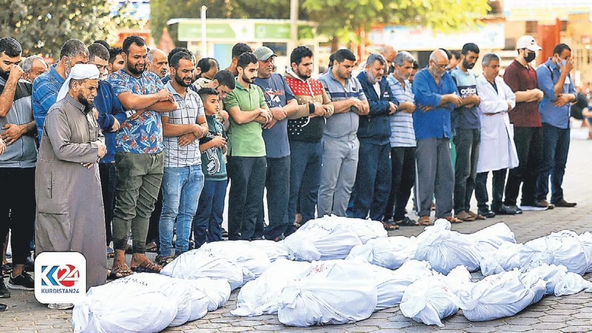 Teröristler Gazze'de kefen bırakmadı