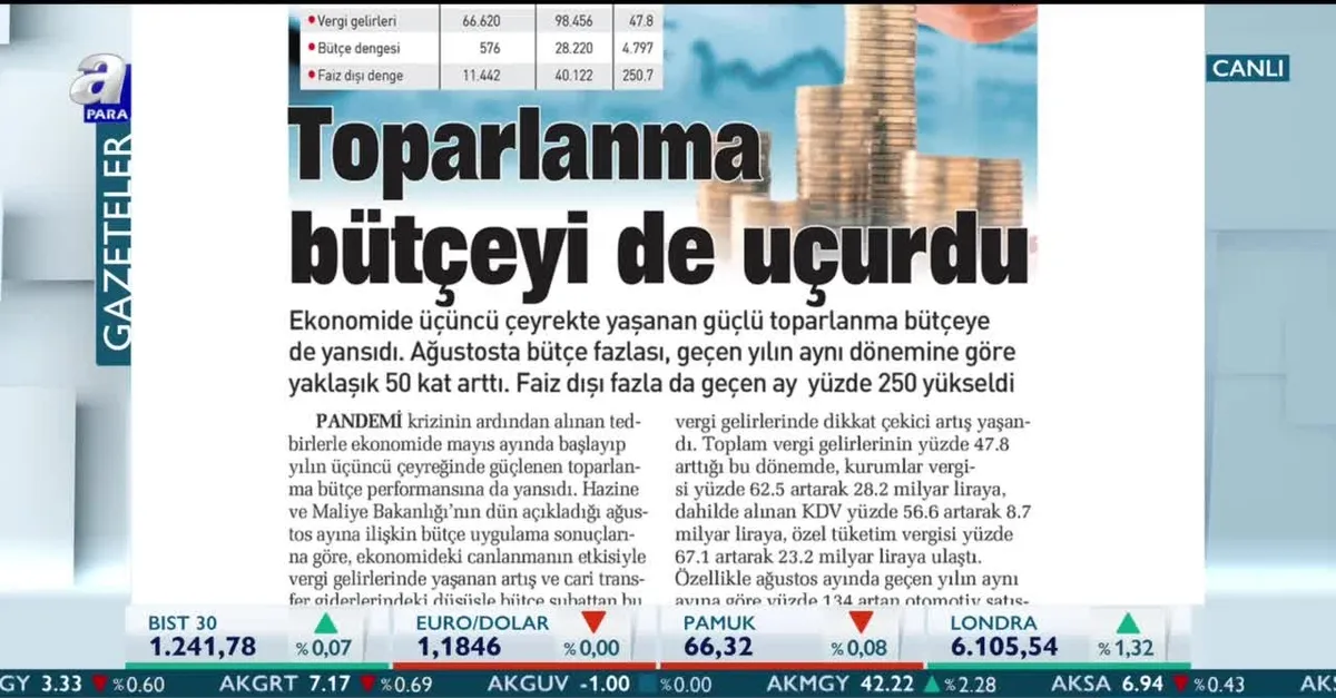 Bütçe fazla verdi