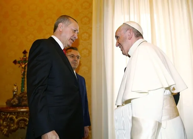 Cumhurbaşkanı Erdoğan Vatikan'da-5