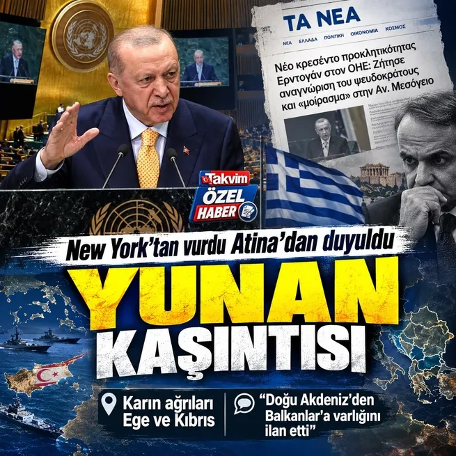 Başkan Erdoğan Egeden girdi, Kıbrıstan çıktı! Yunana dert oldu: Türkiye Doğu Akdenizden Balkanlara varlığını ilan etti