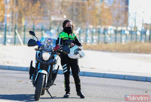 Diyarbakır'da tek: Kadın 'Motosikletli Şahin' polisi Dilek Zengin! Gören donup kalıyor - 9