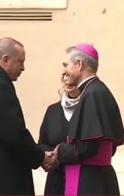 Cumhurbaşkanı Erdoğan Vatikan'da