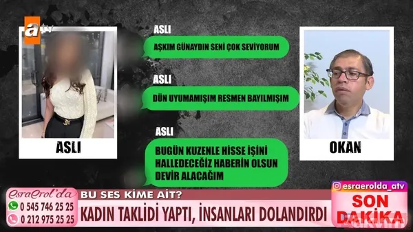 Esra Erol'da filmleri aratmayan olay! Kadın sandığı sevgilisi erkek çıktı yetmedi 1 milyon 400 bin TL dolandırıldı - 8