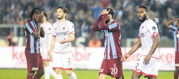Trabzonspor’da beraberlik üzüntüsü yaşanıyor